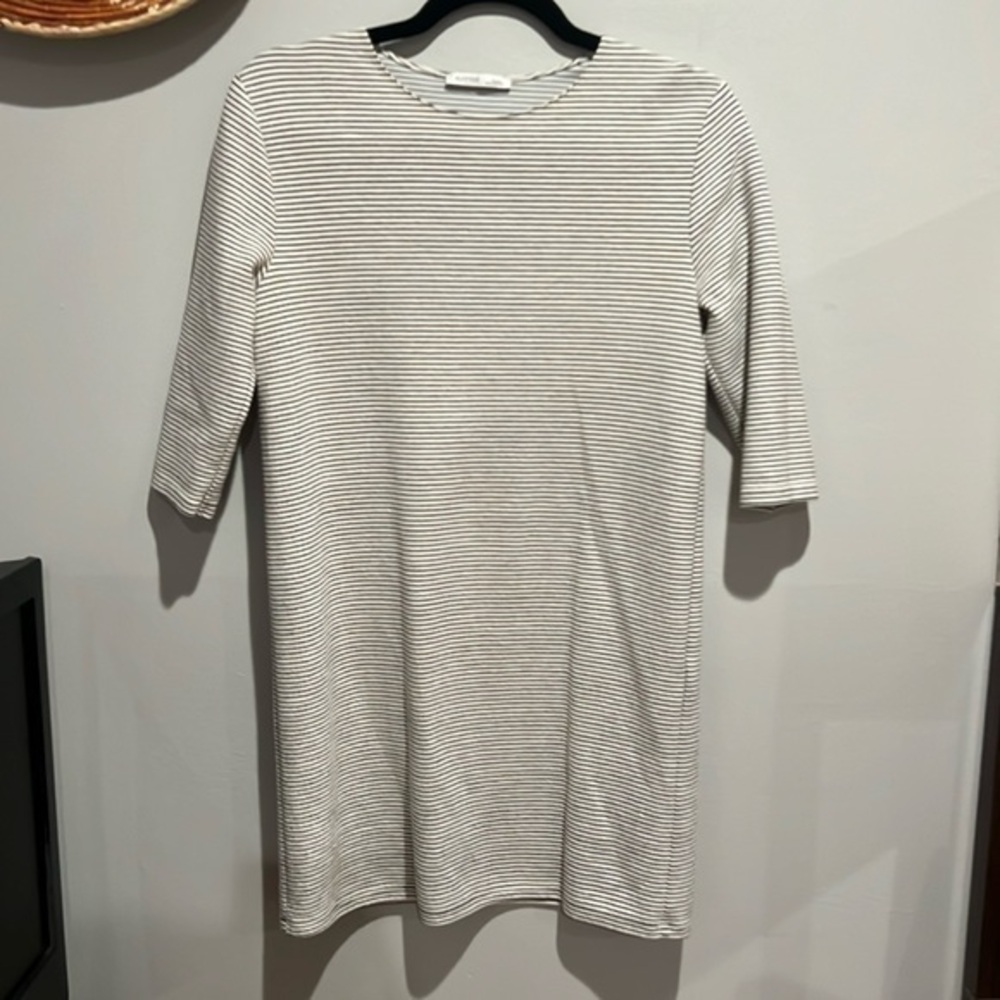 ZARA | striped shift dress